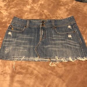 Abercrombie & Fitch denim mini skirt